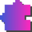 Puzzle minigame icon with sliding pieces